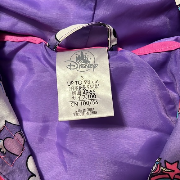 Minnie Mouse unicorn packable raincoat - Picture 2 of 5